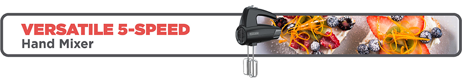 Versatile 5-Speed Hand Mixer